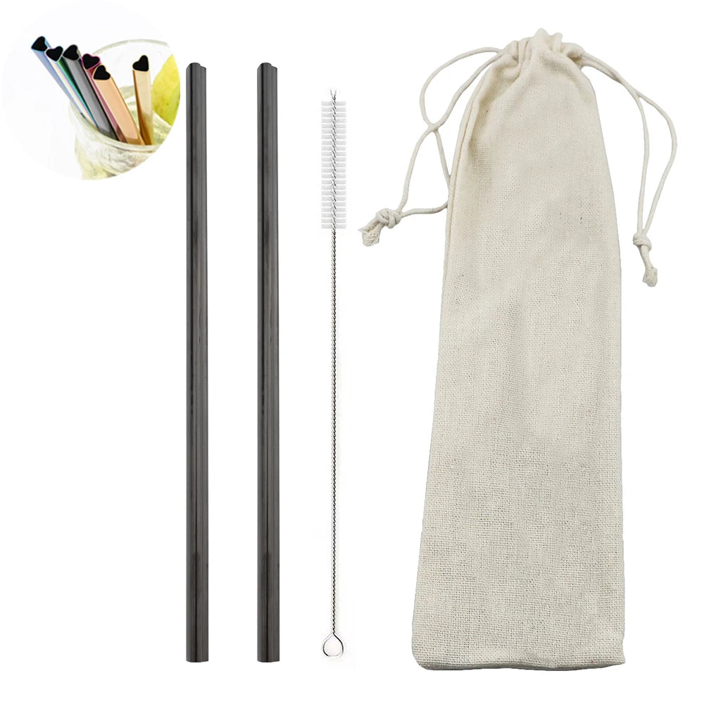 Nordivian HeartShape Eco Straw