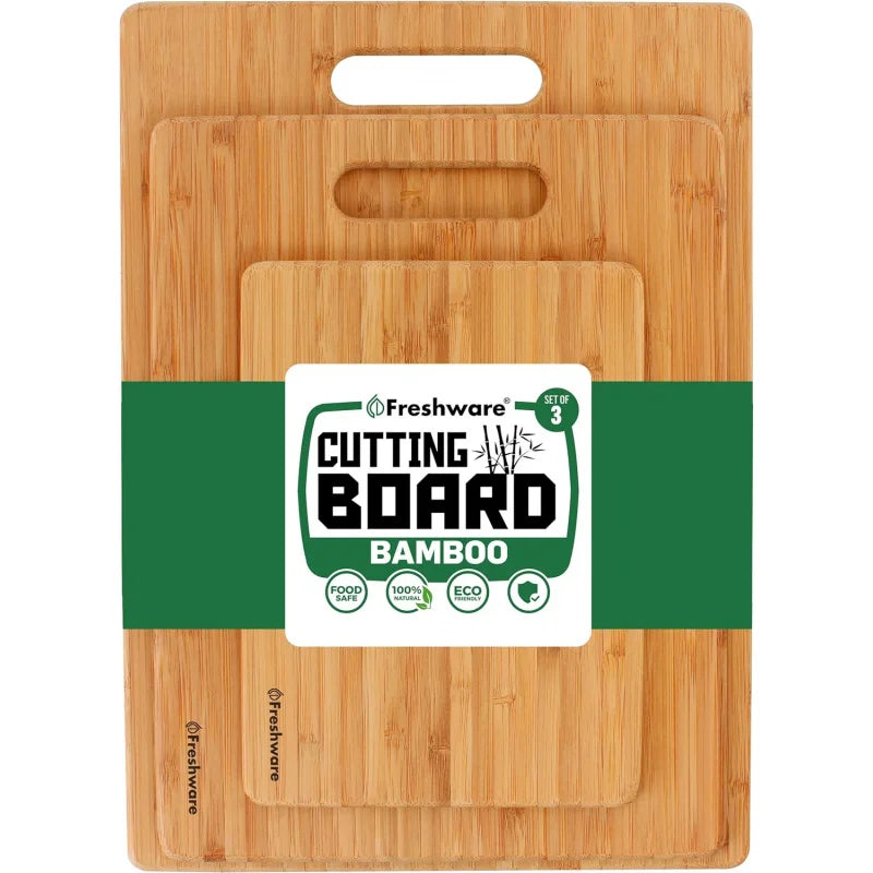 Bamboo Cutting Board Set